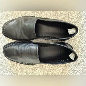 NIB Officine Creative Black Leather Loafers EU 40
